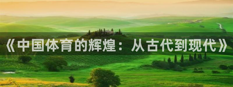 公海赌赌船官网下载平台注册流程图:《中国体育的辉煌:从古代到